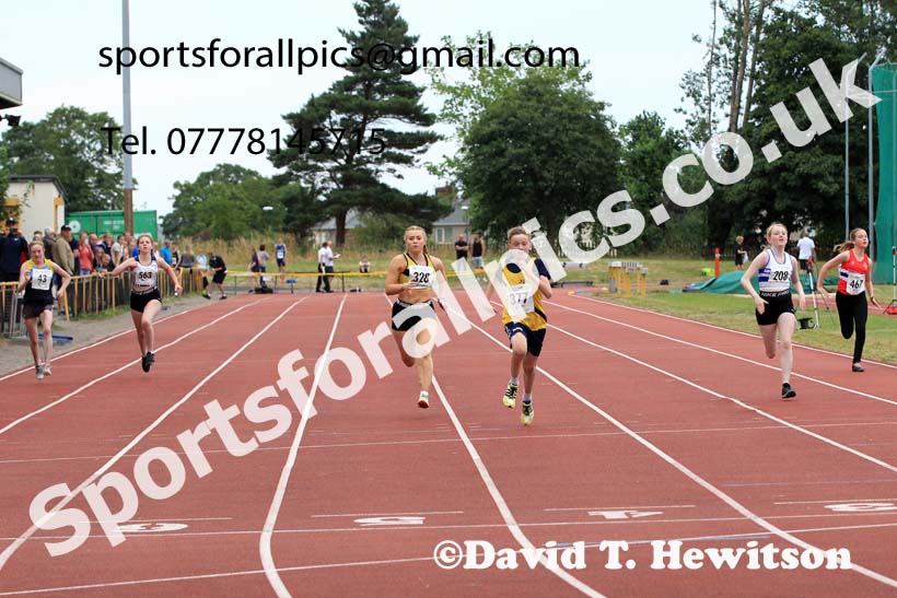 100 metres, 2022 NEGP Monkton 5, Wednesday, July 20th. Photo: David T. Hewitson/Sports for All Pics